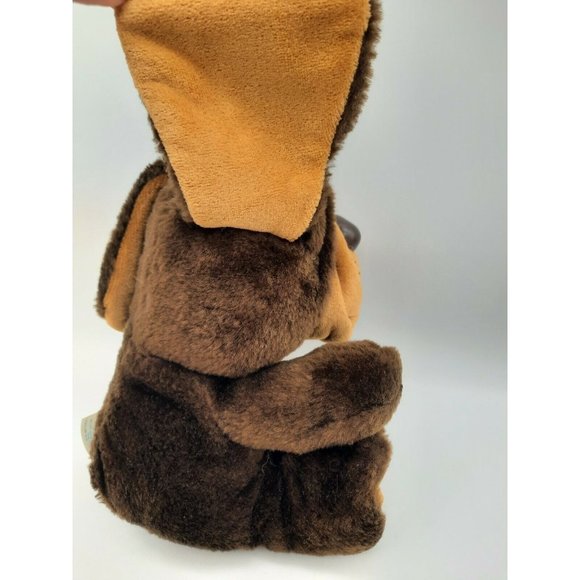 Vtg MTY International Plush Hound Puppy Dog Brown & Beige  8" Sad Eyes - Picture 7 of 11
